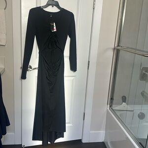 Rhys Cutout Long Sleeve Midi Dress